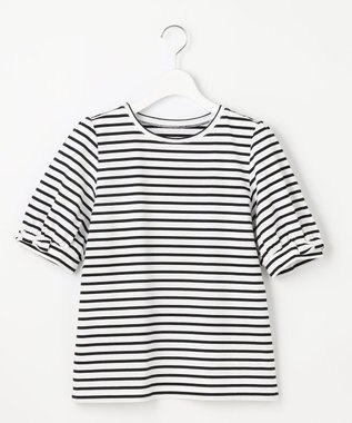 Feroux パフスリーブリボン Tシャツ ホワイト系1