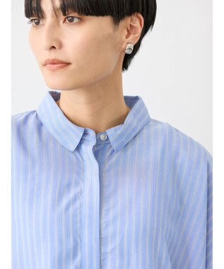 AMERICAN HOLIC サラックールフレンチスリーブシャツ Stripe Navy