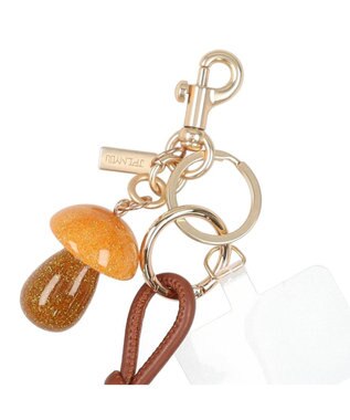 UNBILLION カシュカシュ cachecache / きのこチャーム オレンジ