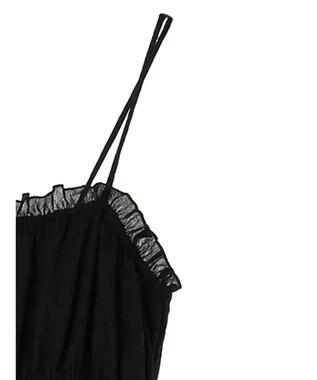 Green Parks ａ．バックオープンキャミワンピース Black