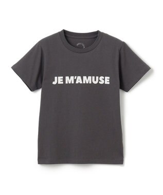 UNFILO 【110-150cm】CLEAN Tee(UNISEX) チャコール[ホワイトロゴ]