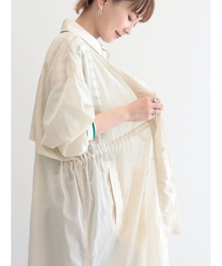 AMERICAN HOLIC 撥水加工ナイロンコート Ivory