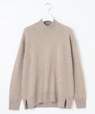 J.PRESS LADIES 【洗える・WEB限定カラーあり】CASHMERE BLEND ハイネック ニット ベージュ系