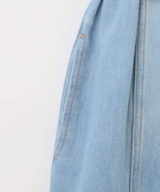 GRACE CONTINENTAL デニムストレートロングワンピース2 バイカラー