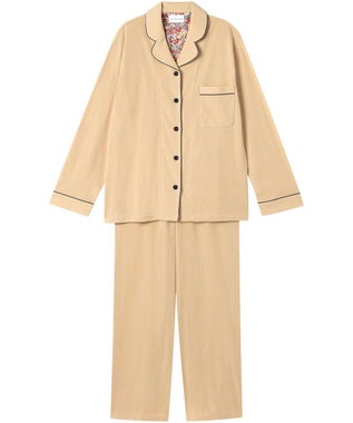 une nana cool 【綿100％】フライスパジャマ　ＭＡＤＥ　ＷＩＴＨ　ＬＩＢＥＲＴＹ　ＦＡＢＲＩＣ YE