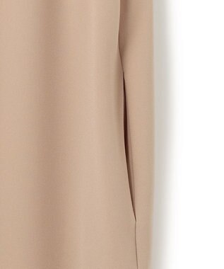 BEIGE， FLEUR / 異素材ネック ロングワンピース Beige