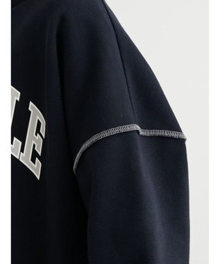 Green Parks ・ＲＡＹ　ＣＡＳＳＩＮ　ロゴｐｔカラーステッチスウェット Black