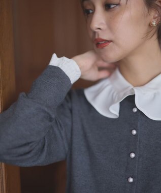 組曲 S 【WEB限定】BOREROニット カーディガン グレー系