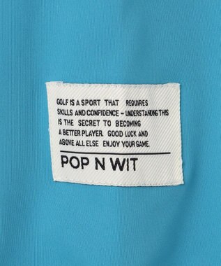 PW CIRCULUS 【吸水速乾 / UV遮蔽率99.5% UVカット / ストレッチ】【MEN】ロングスリーブ ポケットモックT ゴルフ スカイブルー系