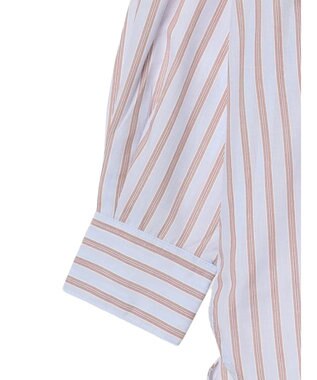 Green Parks イージーケア　ドビーストライプシャツ Sax