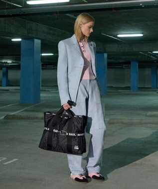 LeSportsac MSGM LG BOAT TOTE/ボートトートブラックジャカード ボートトートブラックジャカード