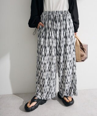 Green Parks シアーカットワイドパンツ