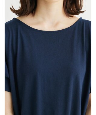 Green Parks 袖タックデザインカットチュニック Navy