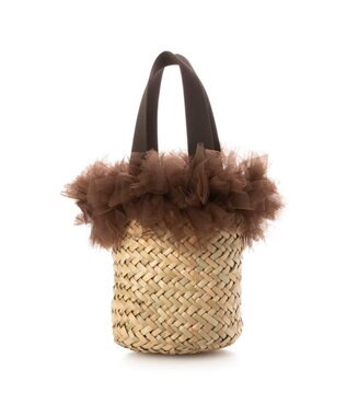 UNBILLION カカトゥ kakatoo / チュールフリンジミニ2wayカゴバッグ