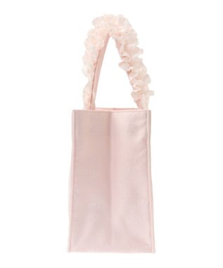 Maison de FLEUR EC限定リボン柄ジャカードスクエアトートS Pink