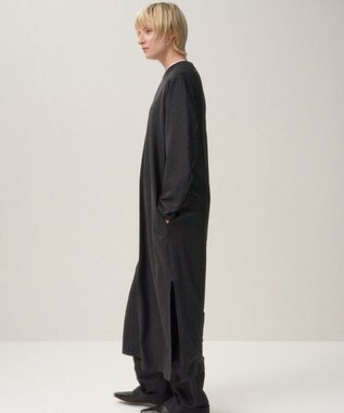 ATON MERINO COLLEGE JERSEY | クルーネックドレス