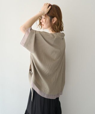 YECCA VECCA 【UVカット/遮熱/接触冷感】COOL袖シアージャケット Charcoal Gray