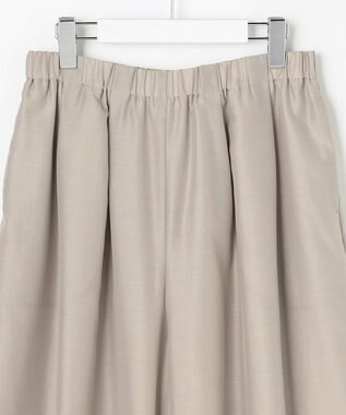 J.PRESS LADIES L エアリースパンボイル ガウチョ パンツ グレージュ系