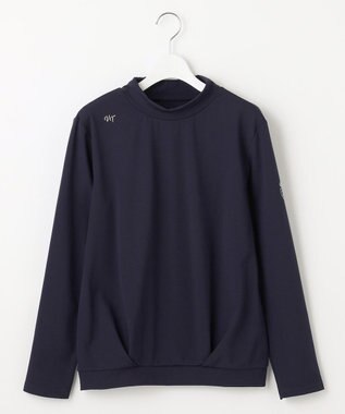 23区GOLF 【WOMEN/EC限定】【吸水速乾/UVケア】シンプル モックネック ネイビー系