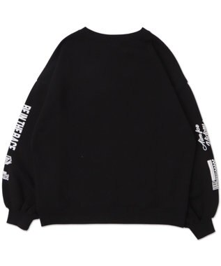 WEGO 別注Hondaプルオーバービッグスウェット ブラック