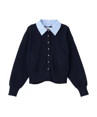 AMERICAN HOLIC 【2WAY】金ボタンカーディガン Navy