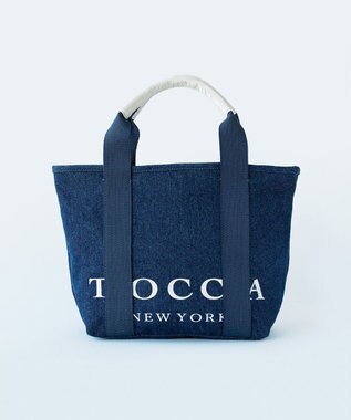 【WEB＆一部店舗限定】BIG TOCCA DENIM TOTE トートバッグ, ネイビー系, F