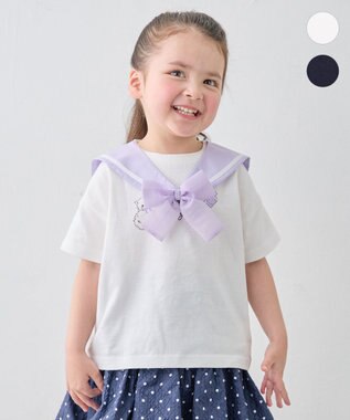 ANY KIDS 【綿100%】ひんやり 2WAY セーラーTシャツ