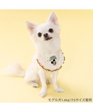 PET PARADISE ディズニー ミッキーマウス スタイ 《アイス柄》 小型犬 ベージュ