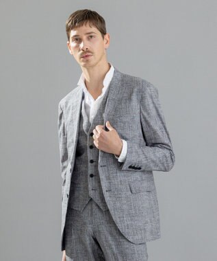 JOSEPH HOMME クールドッツストレッチ　ジャケット ライトグレー系