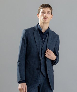 JOSEPH HOMME クールドッツストレッチ　ジャケット ダルブルー系