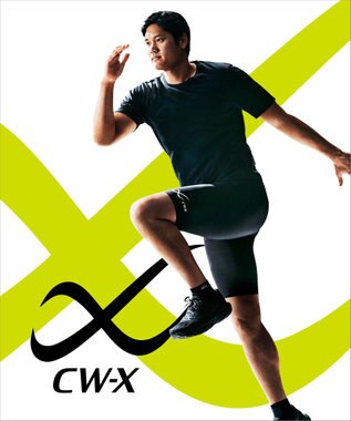 CW-X 【MEN】 CW-X 股関節サポート スパッツ 【大谷翔平愛用モデル】 下半身の軸がブレにくい 骨盤サポート 球技 陸上 ショート 2分丈 メンズ BCO101 /ワコール ブラック