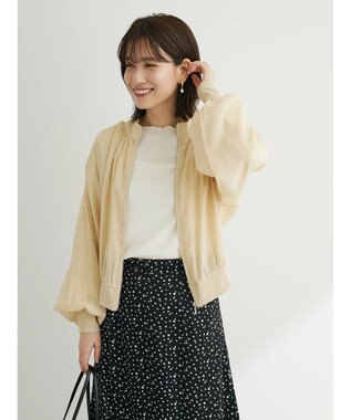 Green Parks ボートネックシャーリングカットプルオーバー Yellow