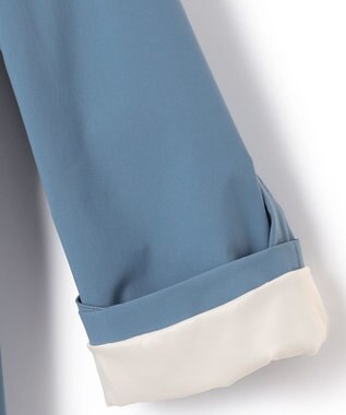 J.PRESS MEN 【ビジネス対応可】【撥水加工 / ウォッシャブル可】テクニカルライトポプリン ドレスカーコート サックスブルー系