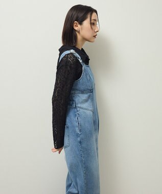 Green Parks ・ＳＵＧＡＲ　ＳＰＯＯＮ　デニムコルセットオールインワン Indigo