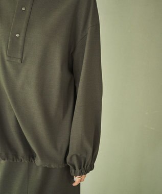 #Newans 【洗濯機可能】フ―ディーアノラック チャコール