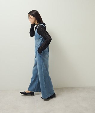 Green Parks ・ＳＵＧＡＲ　ＳＰＯＯＮ　デニムコルセットオールインワン Indigo