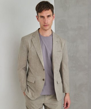 GOTAIRIKU 圧倒的清涼感【夏に必要なカイテキ7機能】クールドッツ セットアップジャケット_クラシックプリント(26年モデル) ベージュ_クラシックプリント