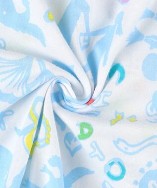 tsumori chisato SLEEP ツモリチサト パジャマ 5分袖 半袖 8分丈 レディース UDT166 /ワコール サックス