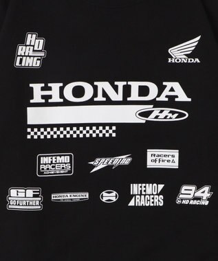 WEGO 別注Hondaプルオーバービッグスウェット ブラック