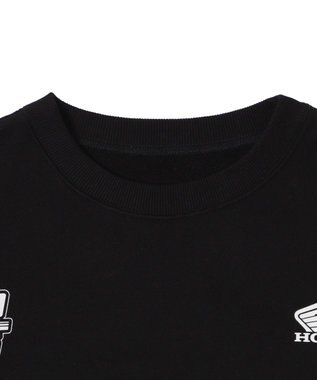 WEGO 別注Hondaプルオーバービッグスウェット ブラック