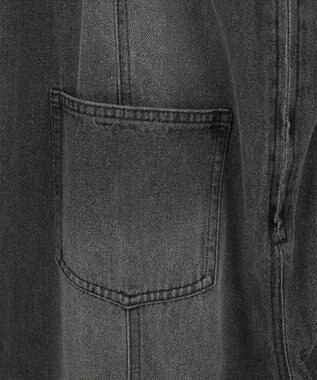 Green Parks ・ＳＵＧＡＲ　ＳＰＯＯＮ　デニムコルセットオールインワン Black