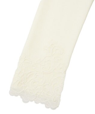 YECCA VECCA レースヘムニット Off White