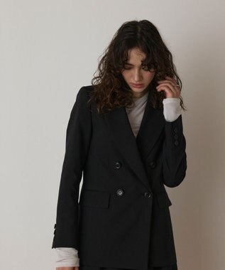 リネンライクダブルジャケット