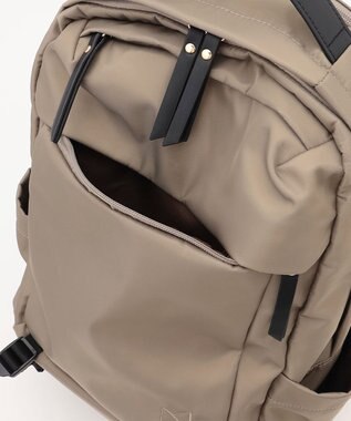 LA BAGAGERIE 【maison vert】 【撥水・多収納】撥水ナイロン多収納バックパック グレージュ