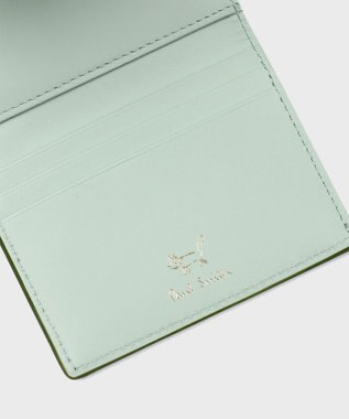 Paul Smith ミックスドゥードゥル ３つ折りがま口財布 ミントグリーン