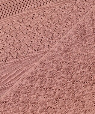 J.PRESS LADIES 【洗える】LACY ニットプルオーバー ローズピンク系