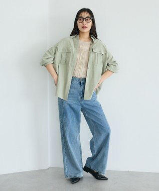 CRAFT STANDARD BOUTIQUE ストレートワイドデニムパンツ Medium Indigo