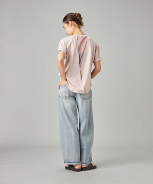 Chacott HandsomeCotton チュールTシャツ グレイッシュローズ