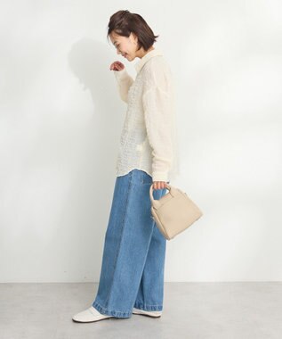 CRAFT STANDARD BOUTIQUE ポコポコワッシャーシャツ Ivory