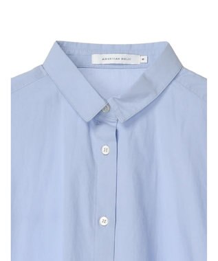 AMERICAN HOLIC ＵＶカットバックドレープシャツ Sax